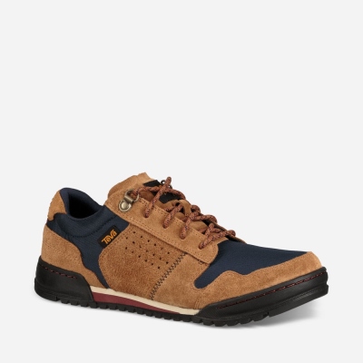 Teva Highside '84 Men's Navy / Brown Lace Ups CA98312 Canada Online